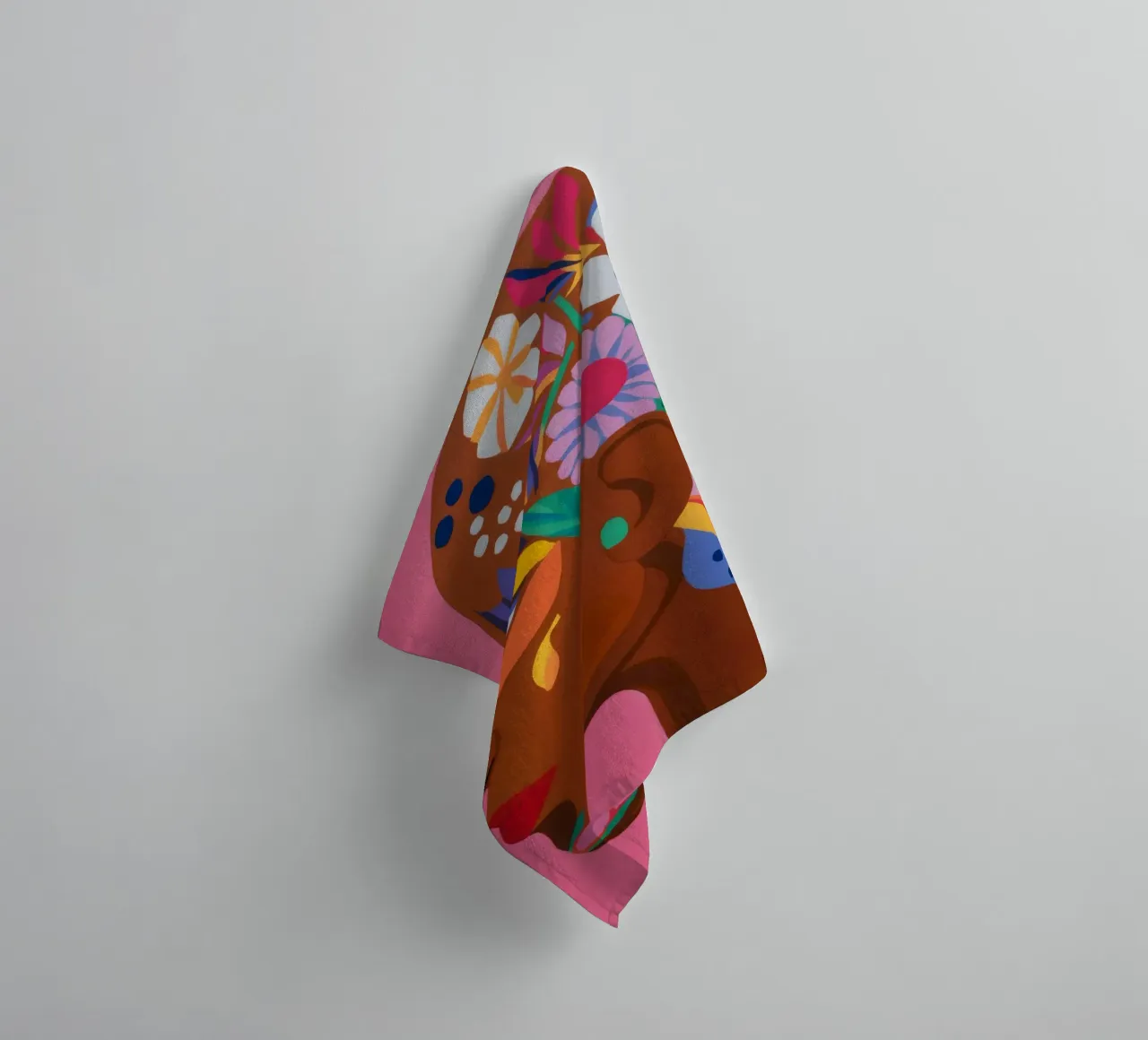 Contemplazione colorata asciugamano da bagno da Twilight Muse