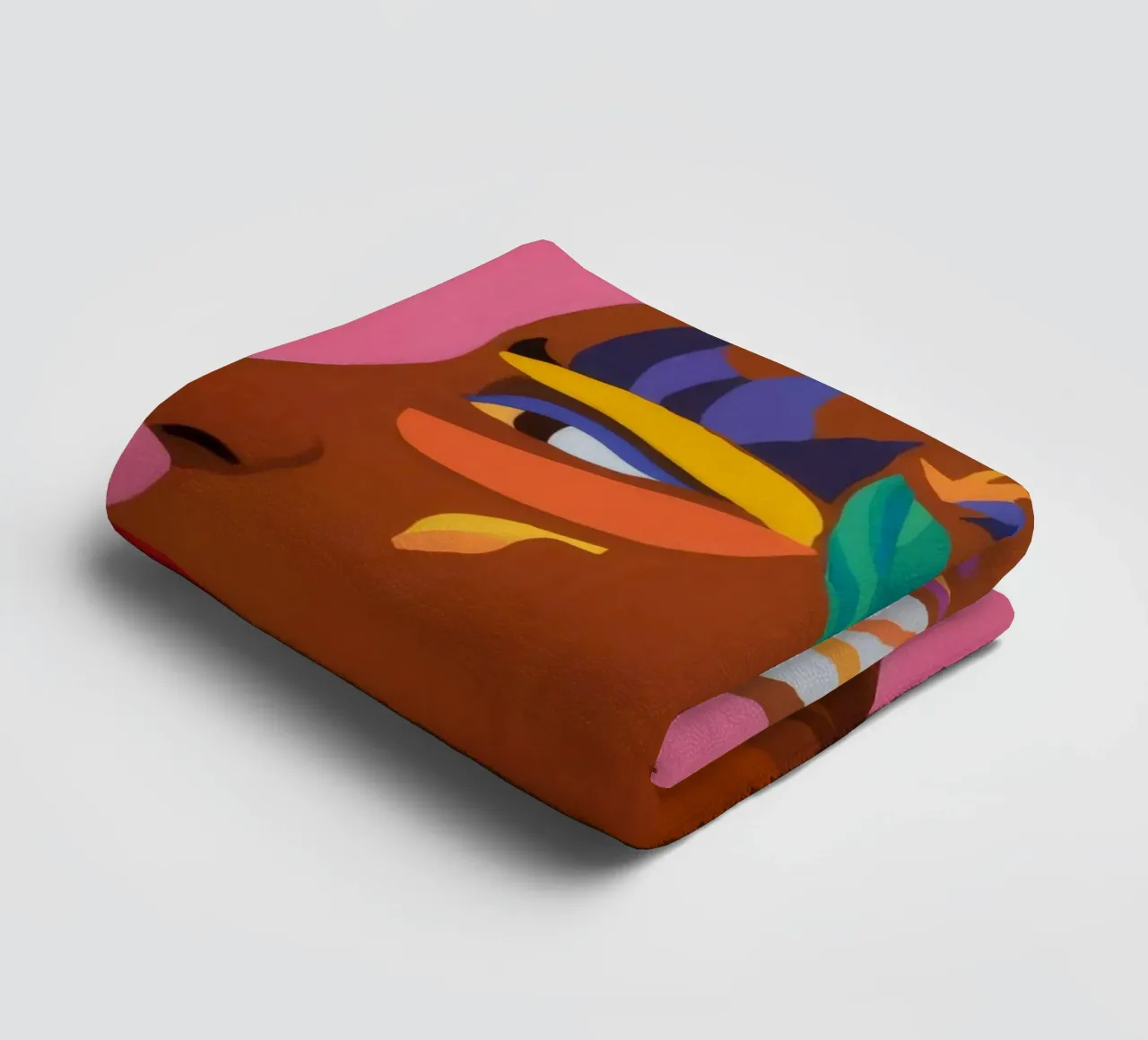 Contemplazione colorata asciugamano da bagno da Twilight Muse