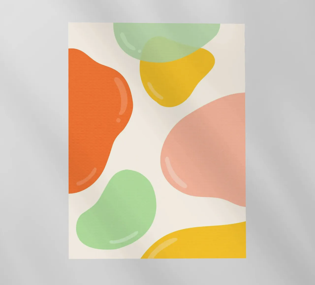 Pastellfarbene Seifenblasen Backlit Folie von Kintsugi99
