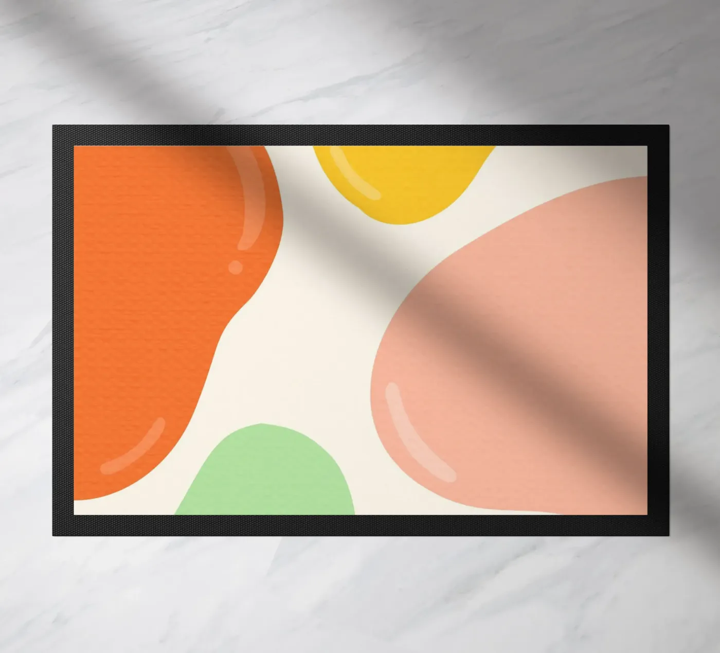 Pastel Bubbles doormat by Kintsugi99