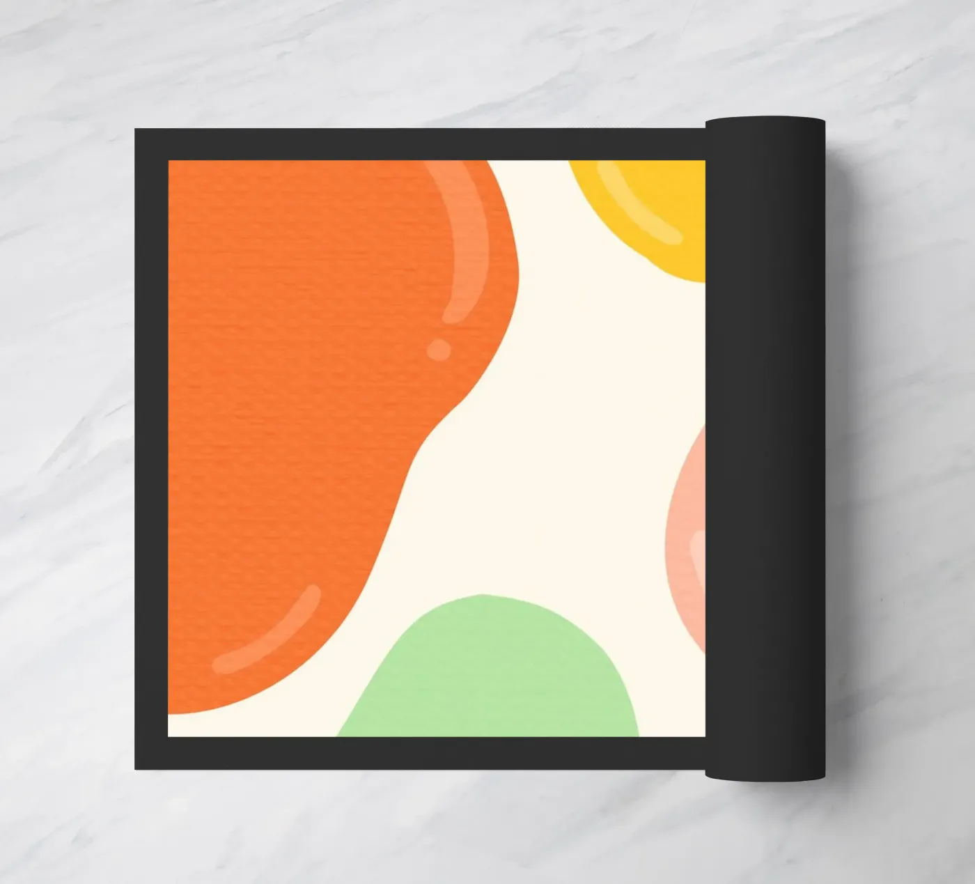 Pastel Bubbles doormat by Kintsugi99