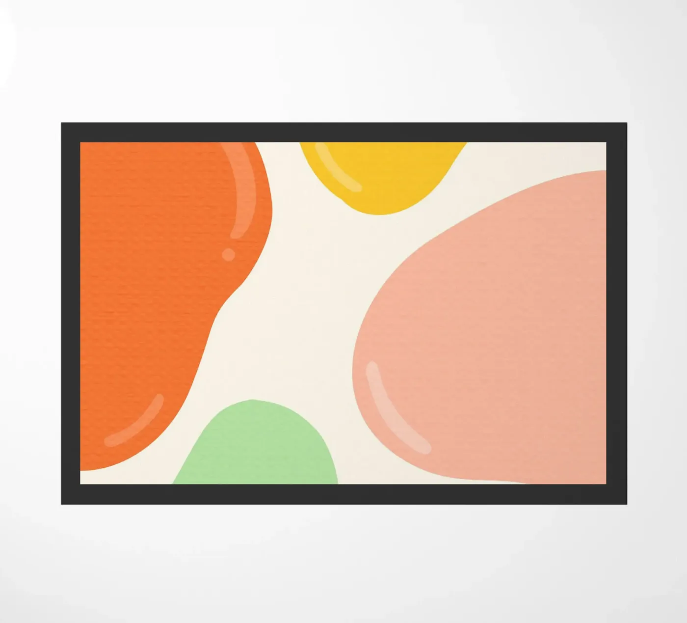 Pastel Bubbles doormat by Kintsugi99