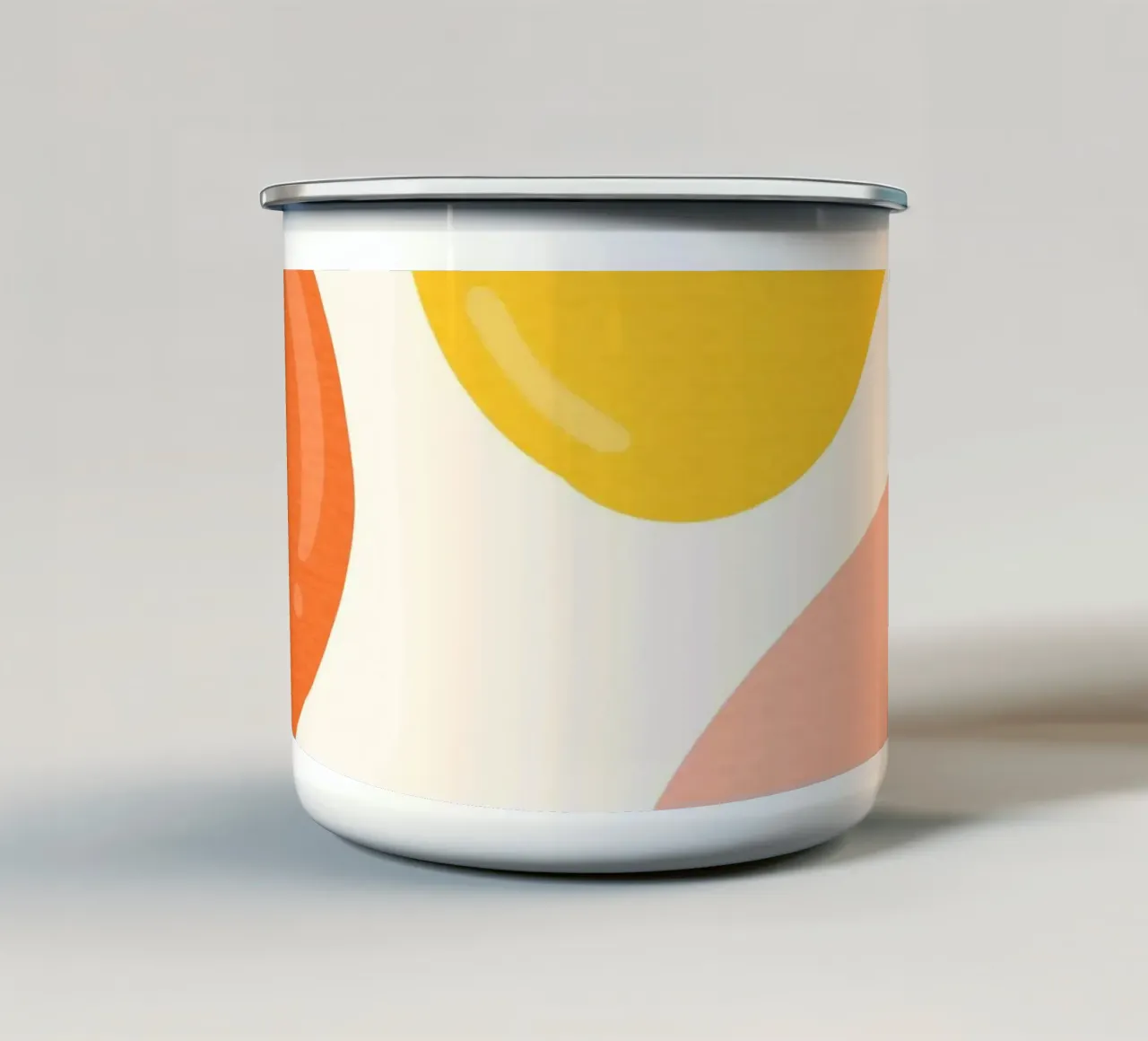 Pastellfarbene Seifenblasen Emaille Tasse von Kintsugi99