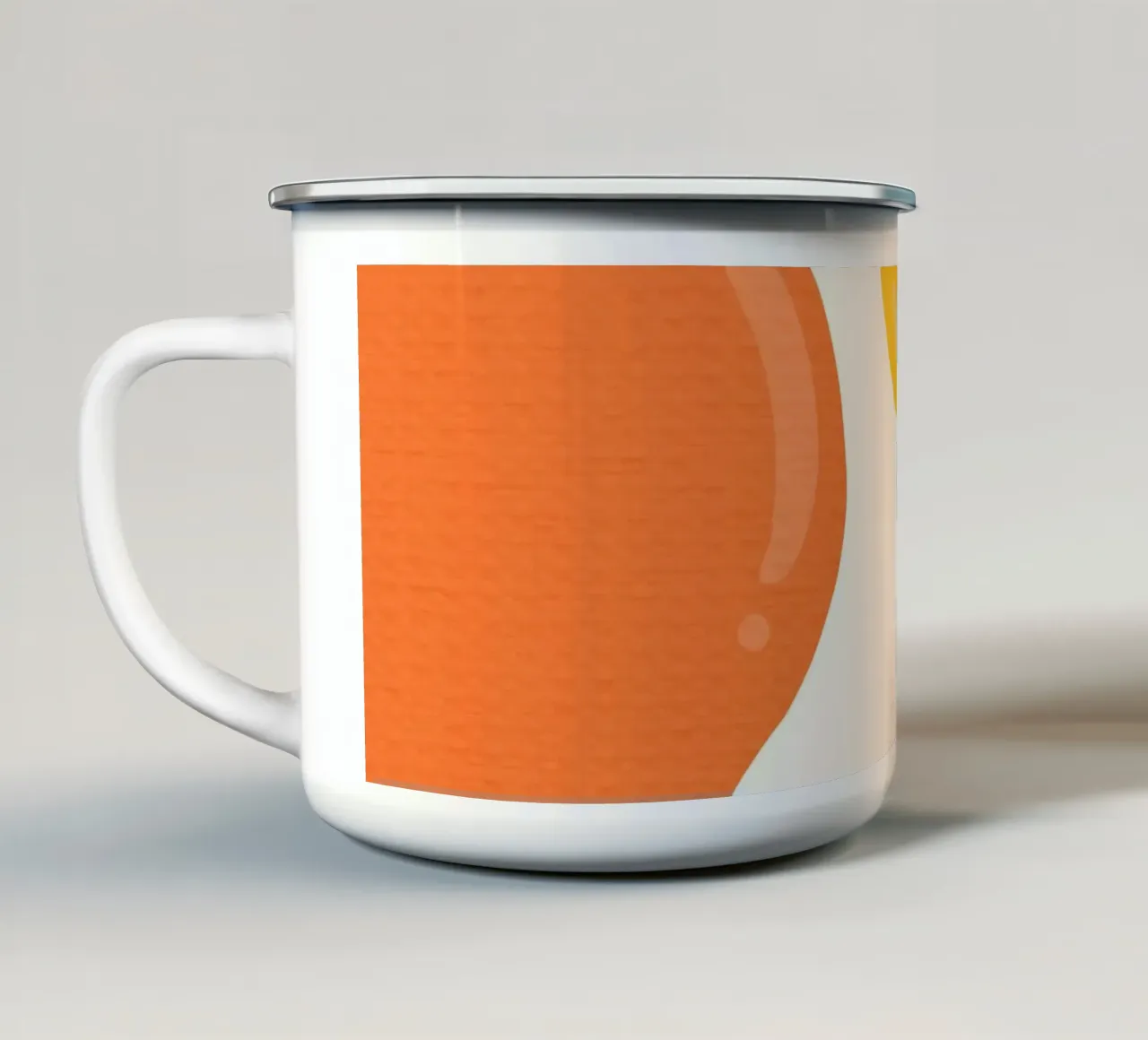 Pastellfarbene Seifenblasen Emaille Tasse von Kintsugi99