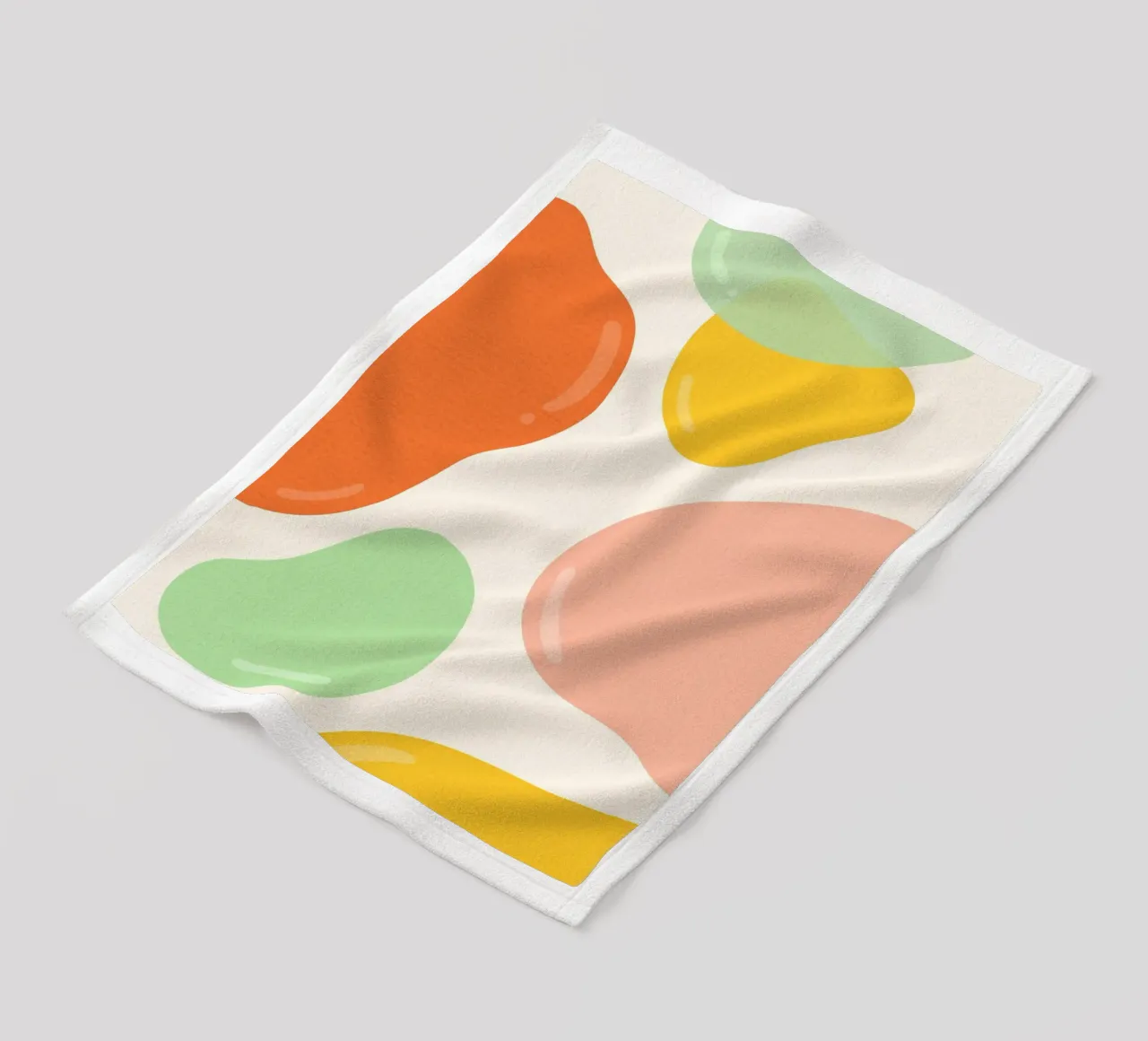Pastellfarbene Seifenblasen Fleecedecke von Kintsugi99