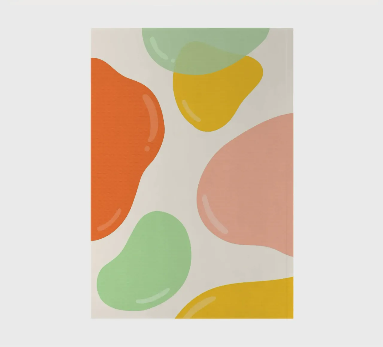 Pastellfarbene Seifenblasen Notizbuch von Kintsugi99