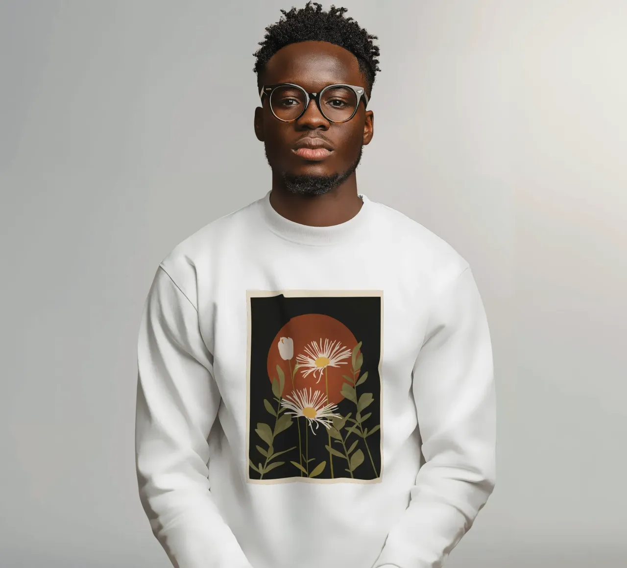 Abstract Florals 4 felpa da cityart