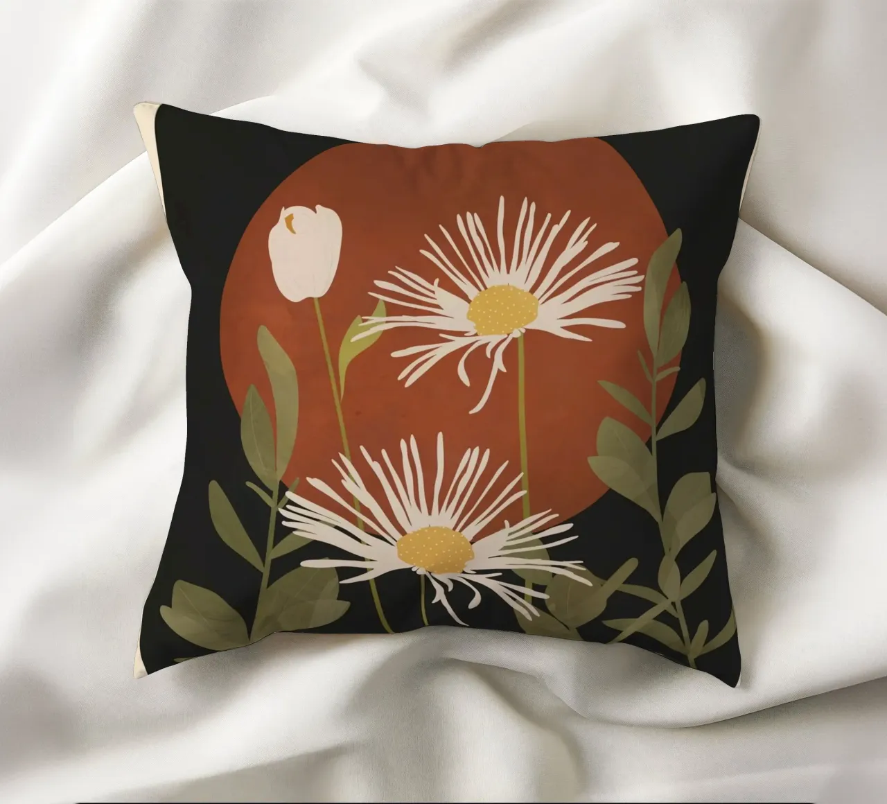 Abstract Florals 4 cuscino da cityart