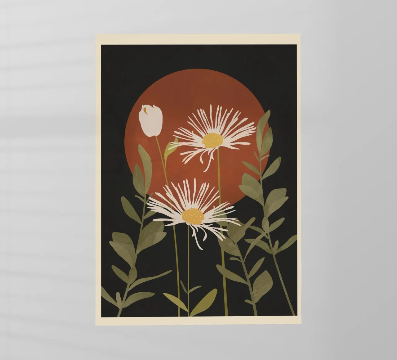 Abstract Florals 4 pellicola backlit da cityart