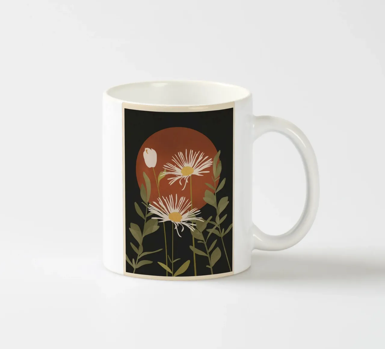 Abstract Florals 4 tazza in ceramica da cityart