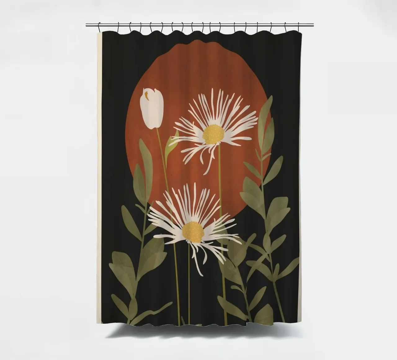 Abstract Florals 4 tenda da doccia da cityart