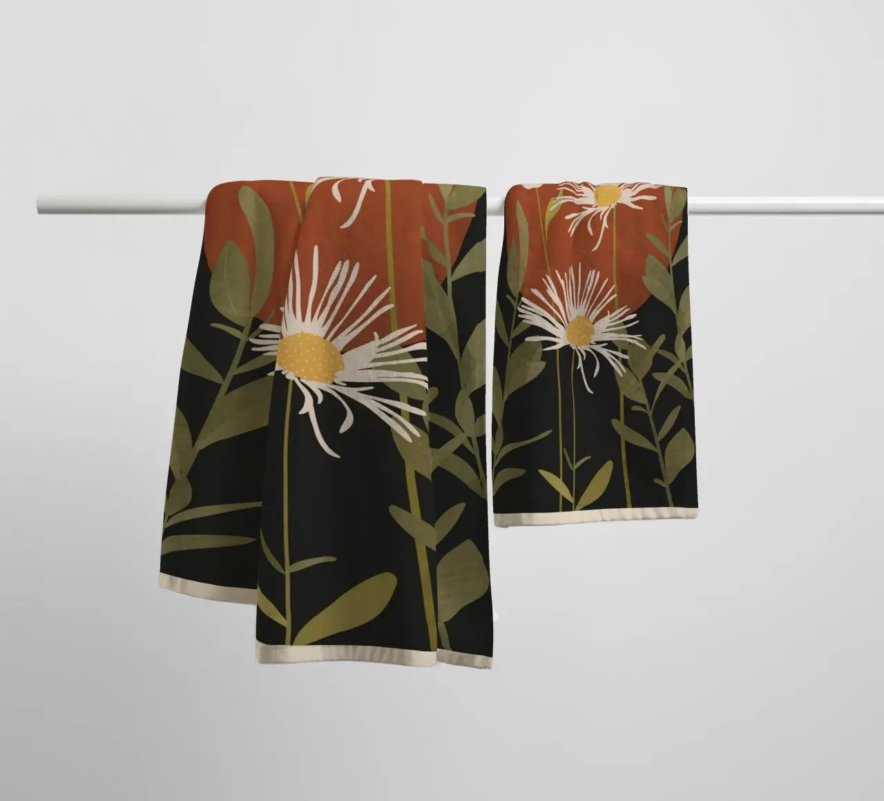 Abstract Florals 4 asciugamano da bagno da cityart