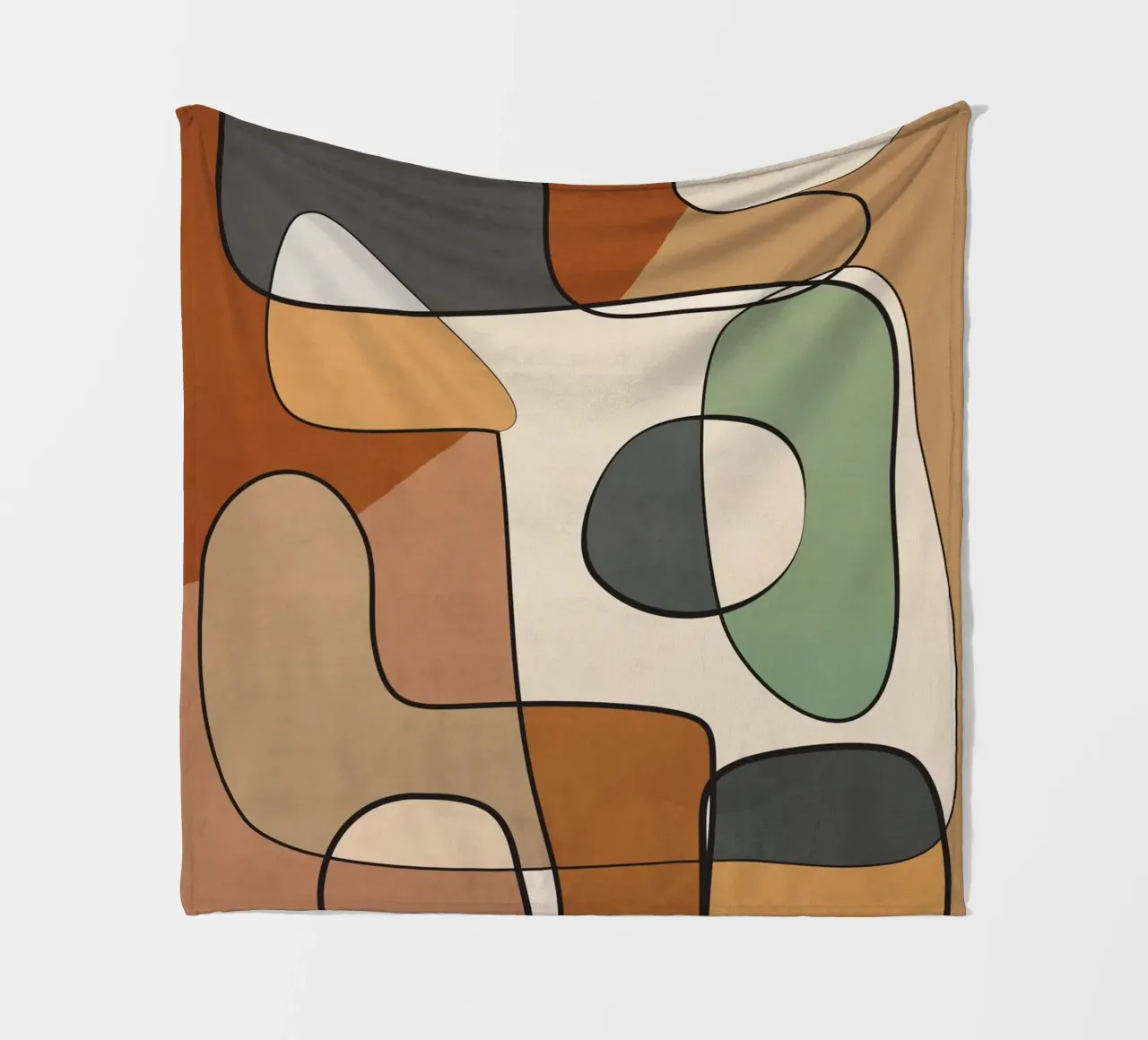 Abstract Line Art 5 coperta in pile da cityart