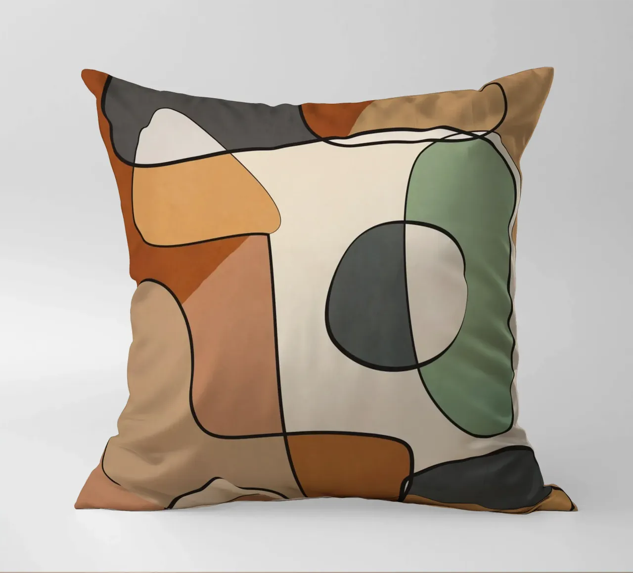 Abstract Line Art 5 cuscino da cityart