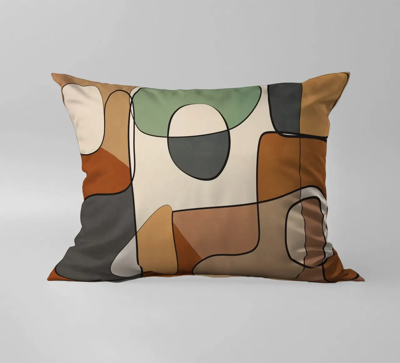 Abstract Line Art 5 cuscino da cityart