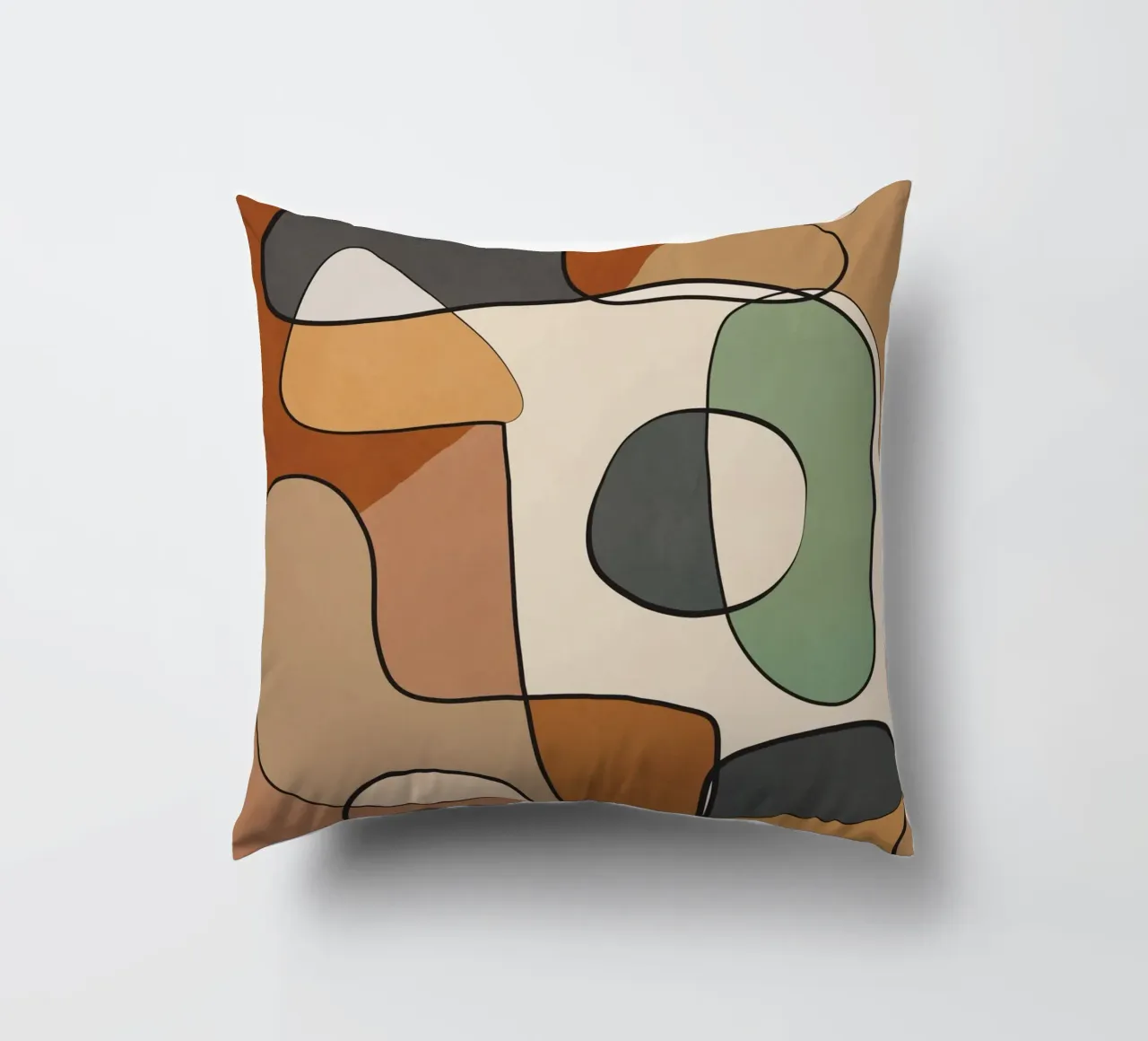 Abstract Line Art 5 cuscino da cityart