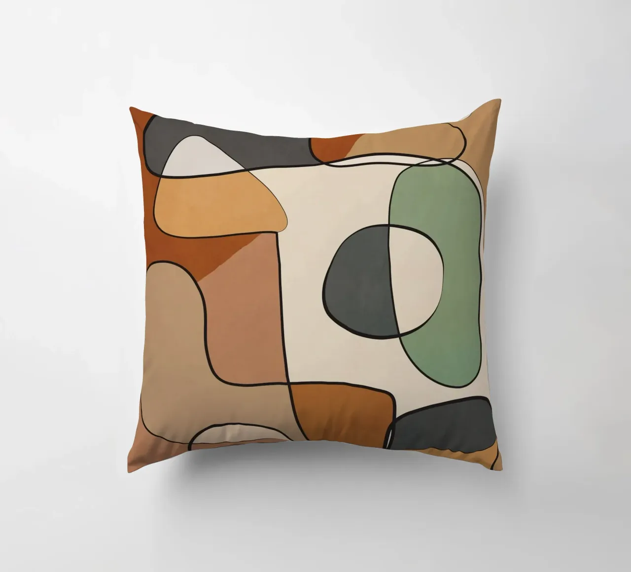 Abstract Line Art 5 cuscino da cityart