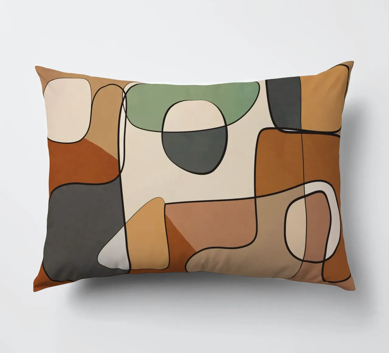 Abstract Line Art 5 cuscino da cityart