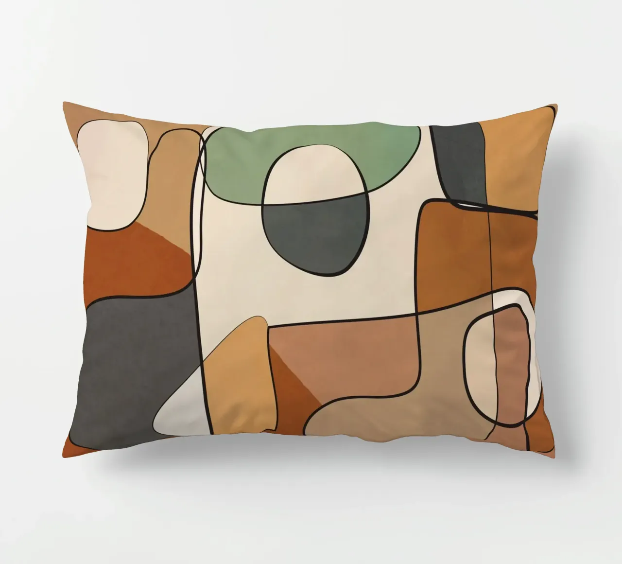 Abstract Line Art 5 cuscino da cityart