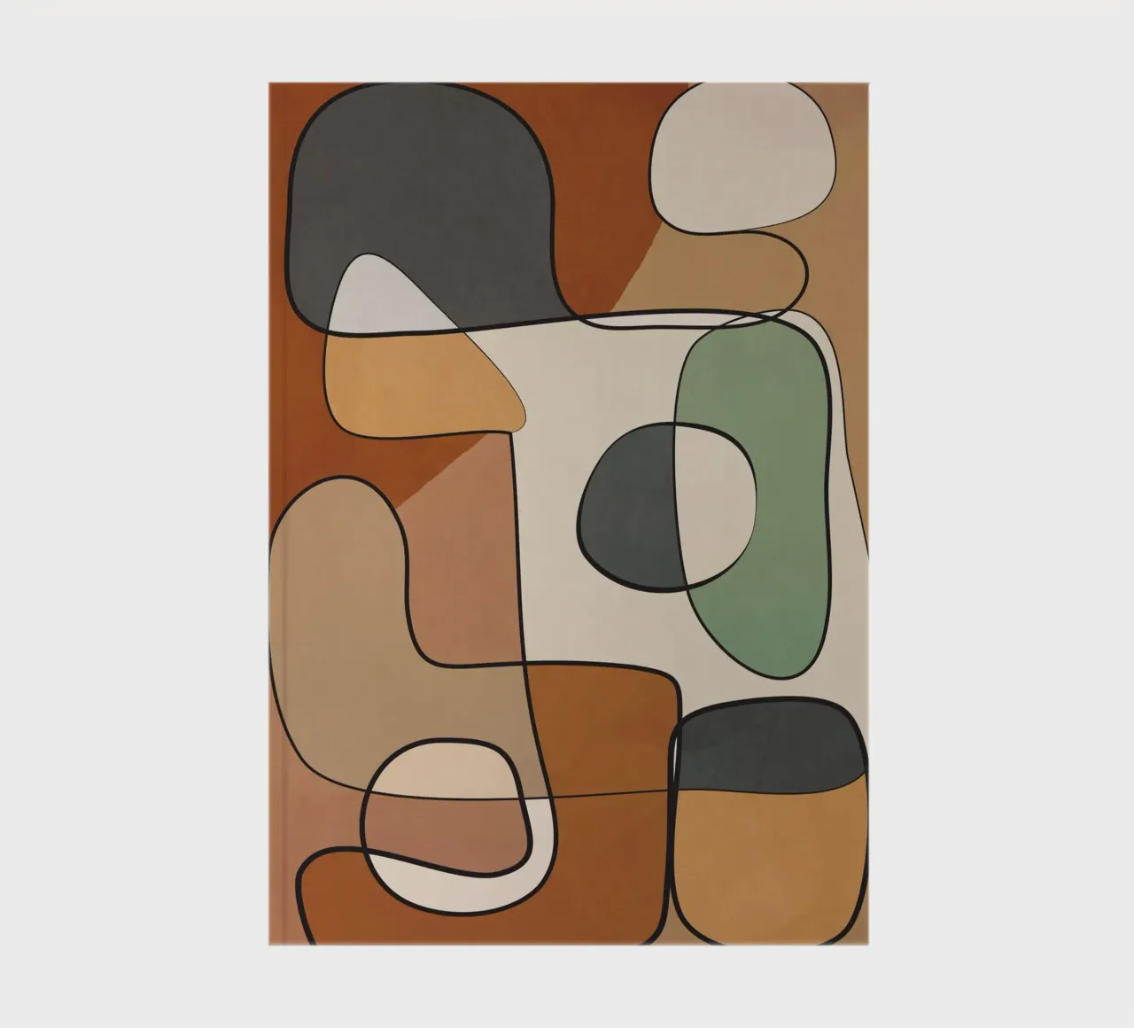 Abstract Line Art 5 notebook by cityart