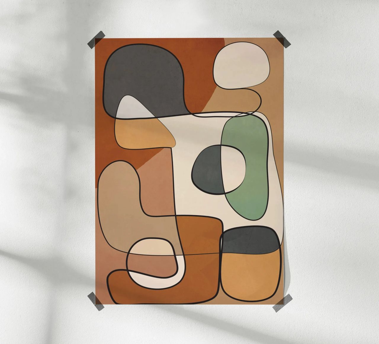 Abstract Line Art 5 Poster von cityart
