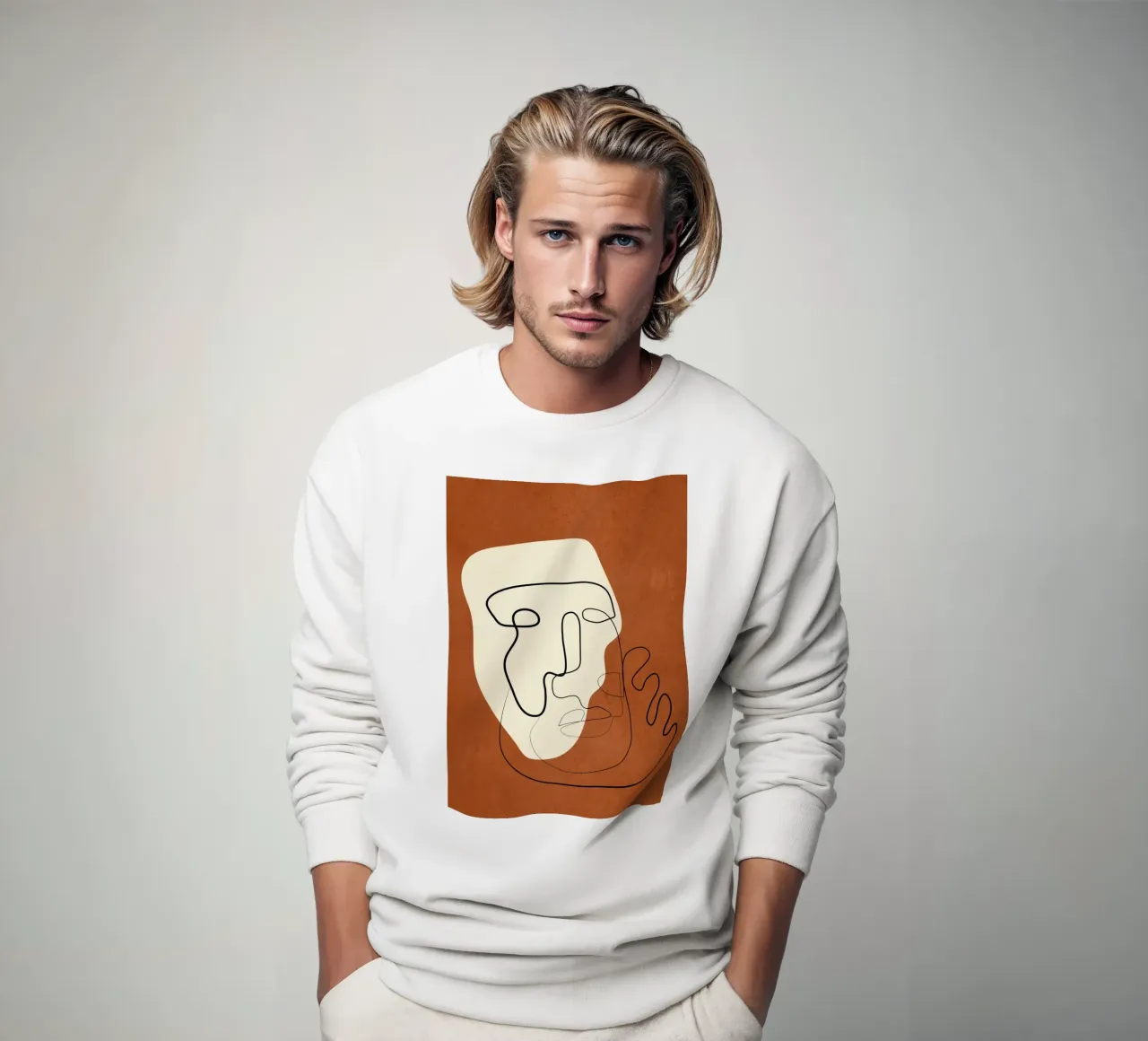 Abstract Portrait 1 felpa da cityart