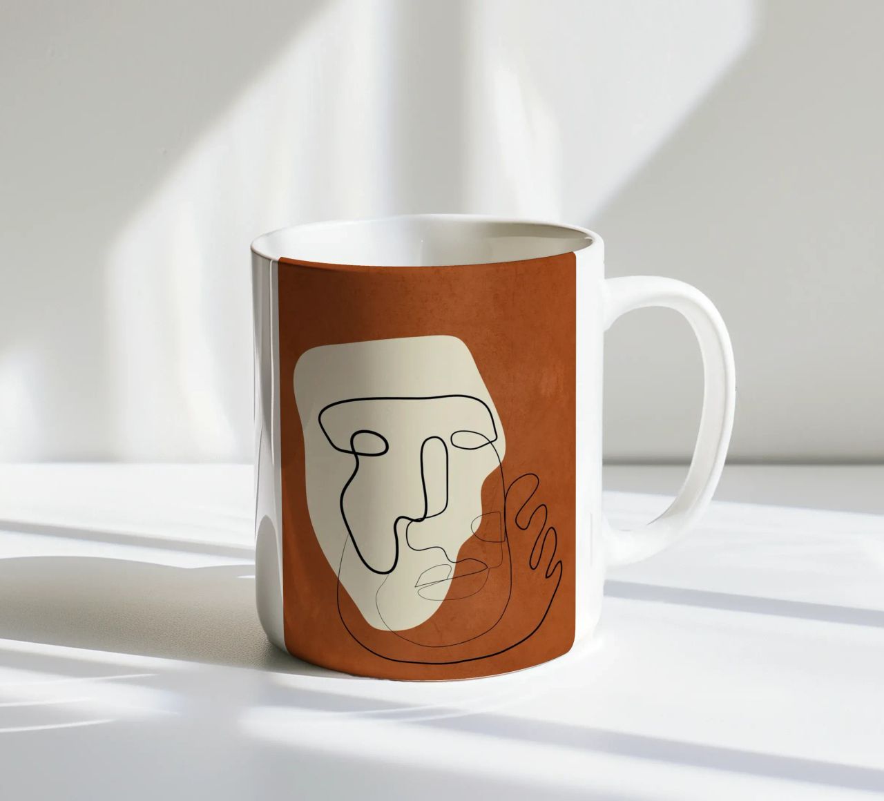 Abstract Portrait 1 tazza in ceramica da cityart