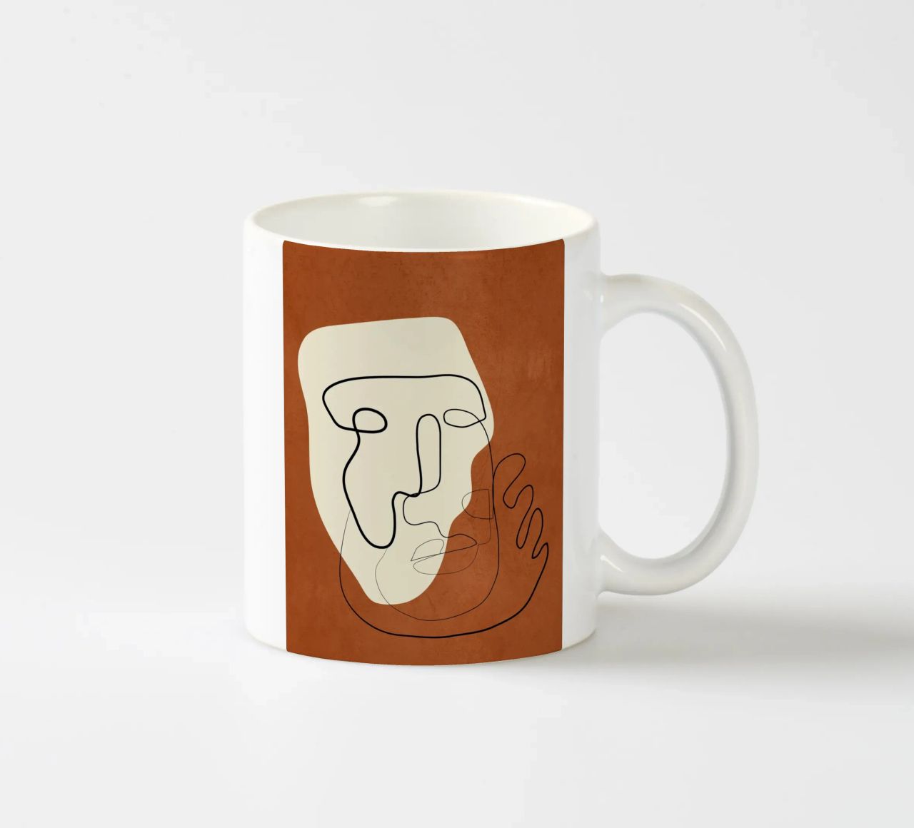 Abstract Portrait 1 tazza in ceramica da cityart