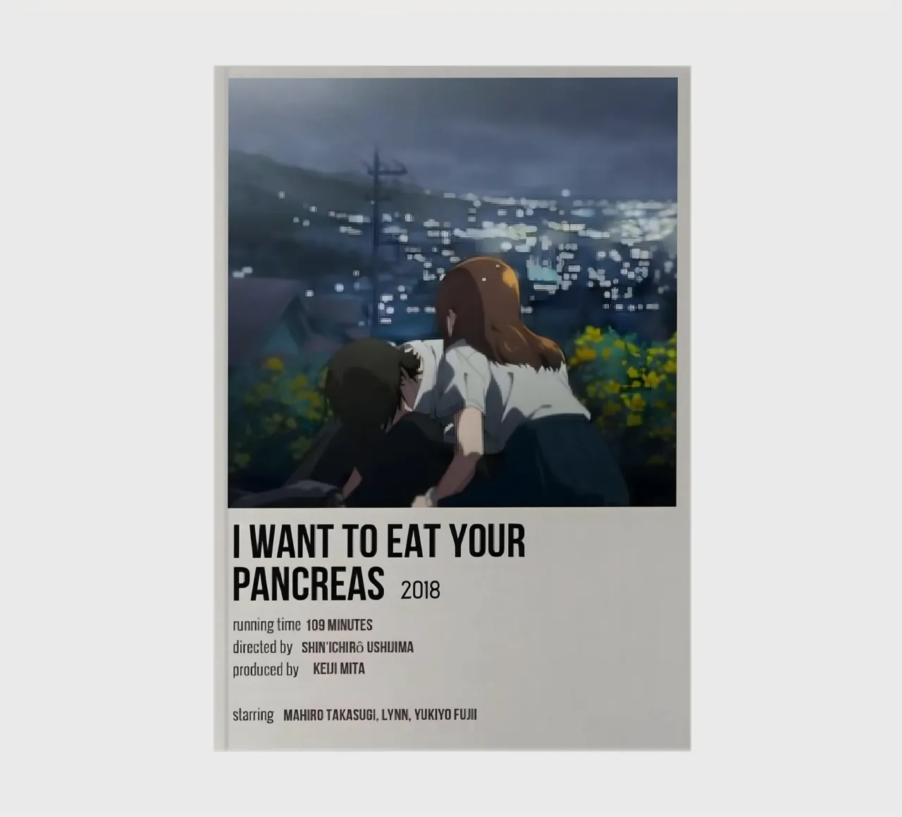 I WANT TO EAT YOUR PANCREAS  2018 notitieboek van Totoya