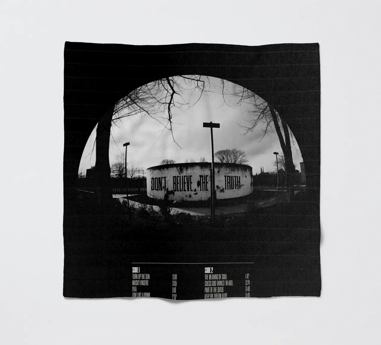 Don't Believe the Truth – Oasis coperta in pile da Attaboy Dsgn