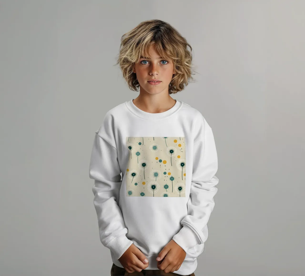 Deriva del dente di leone felpa bambino da Botanical Pattern House