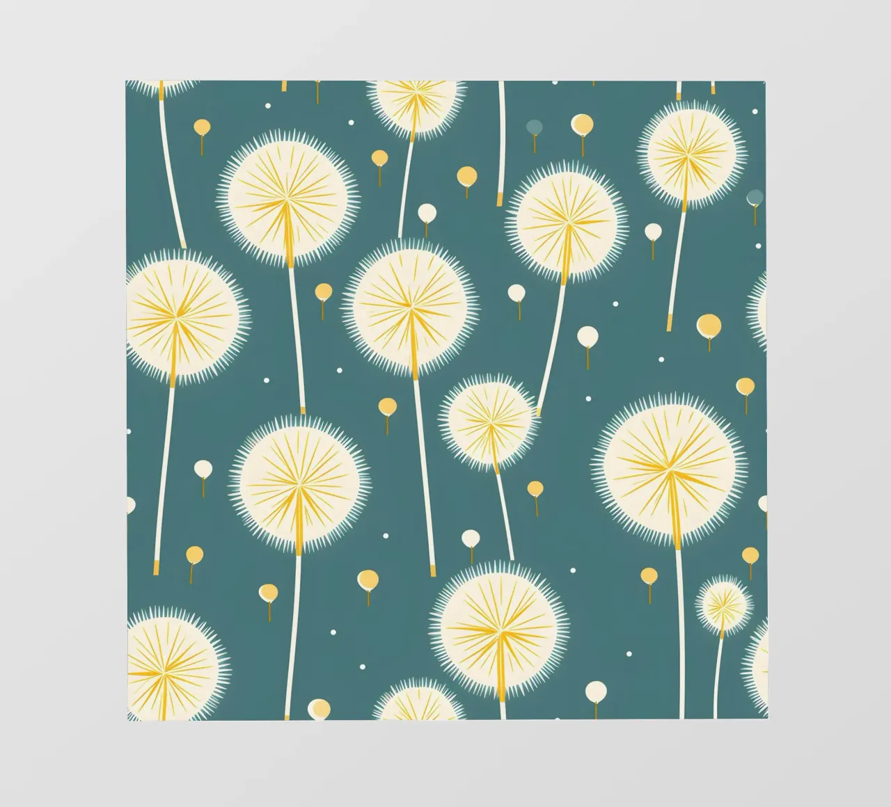 Dérive du pissenlit papier peint photo de Botanical Pattern House