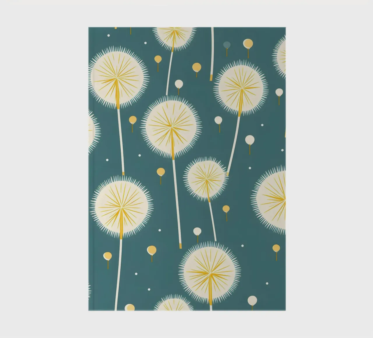 Dandelion Drift notebook by Botanical Pattern House