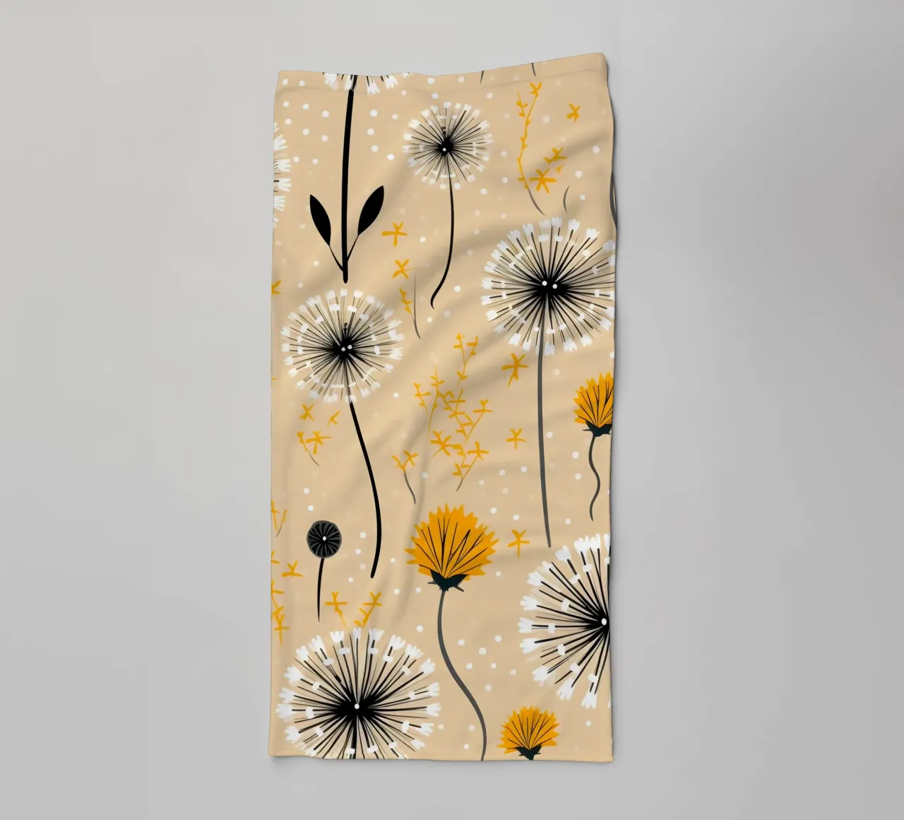 Löwenzahntrieb Handtuch von Botanical Pattern House