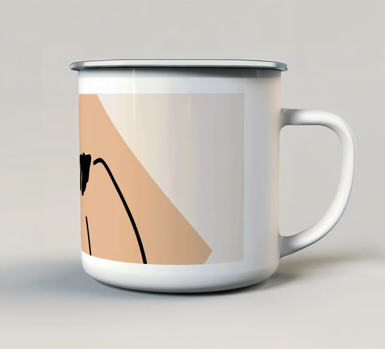 Linea d'arte amorosa tazza in smalto da Kintsugi99