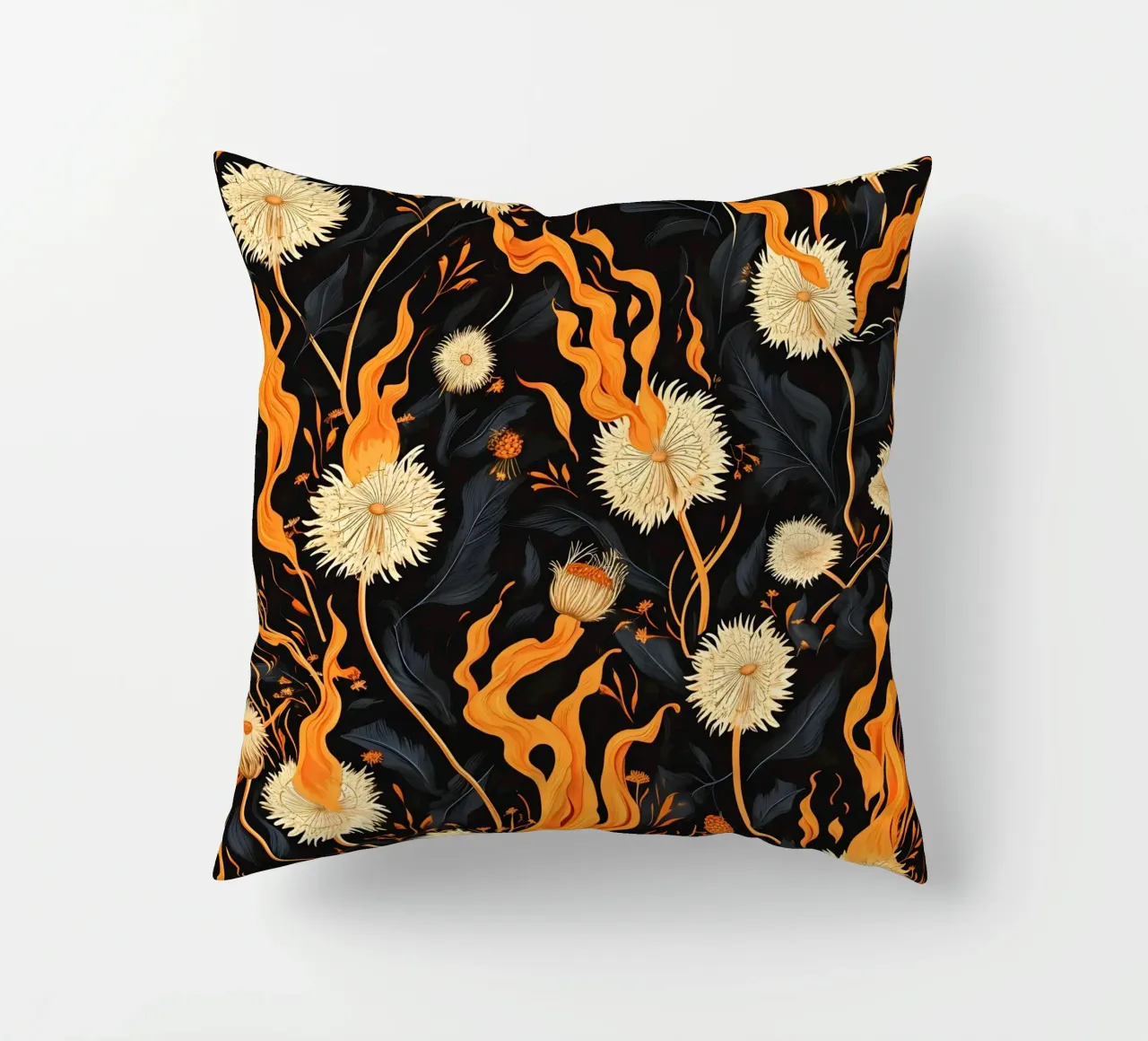 Dandelion Blaze cuscino da Botanical Pattern House
