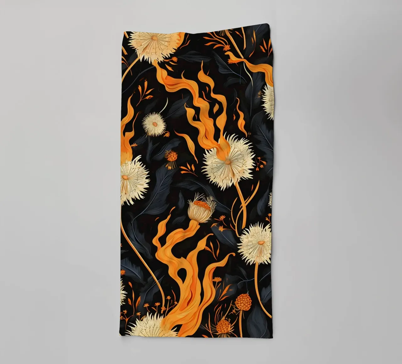 Dandelion Blaze asciugamano da bagno da Botanical Pattern House
