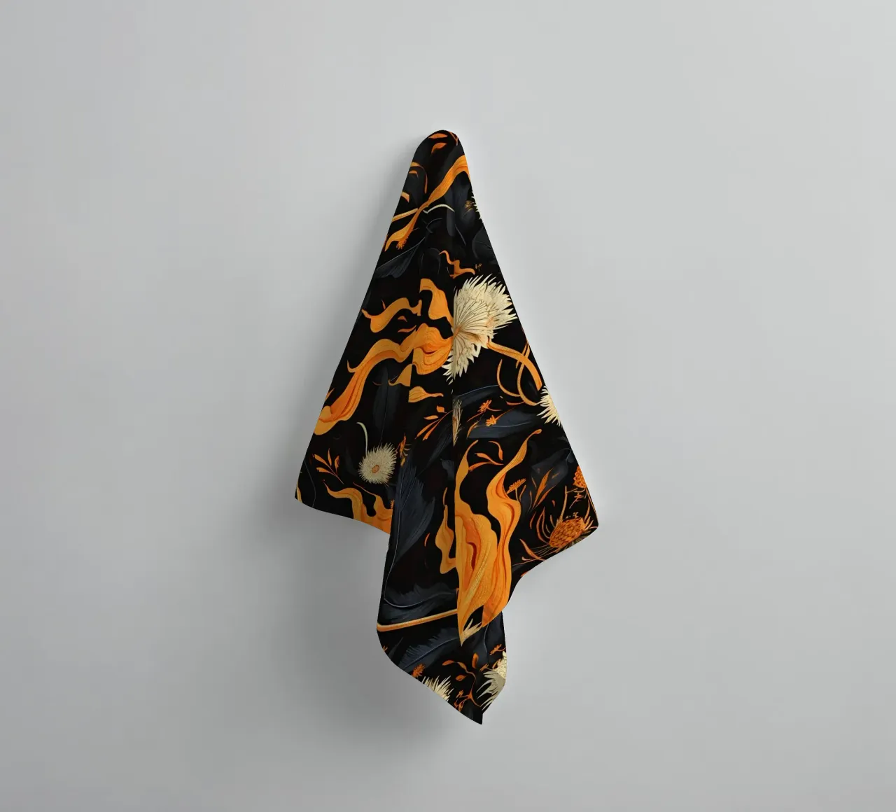 Dandelion Blaze asciugamano da bagno da Botanical Pattern House