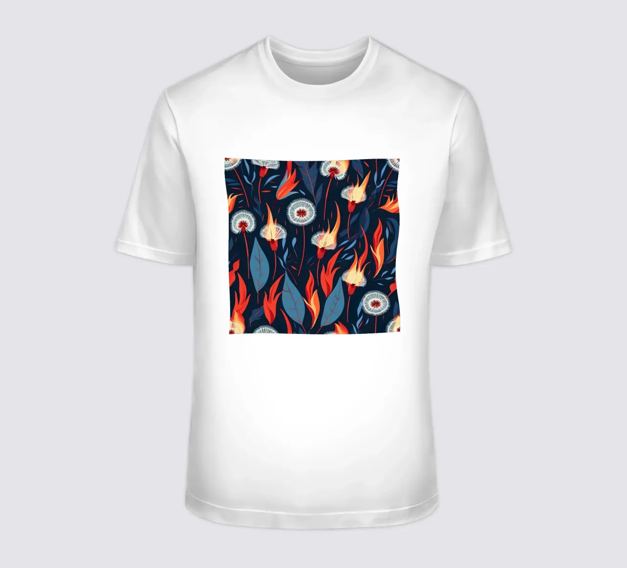 Dandelion Blaze t-shirt da Botanical Pattern House