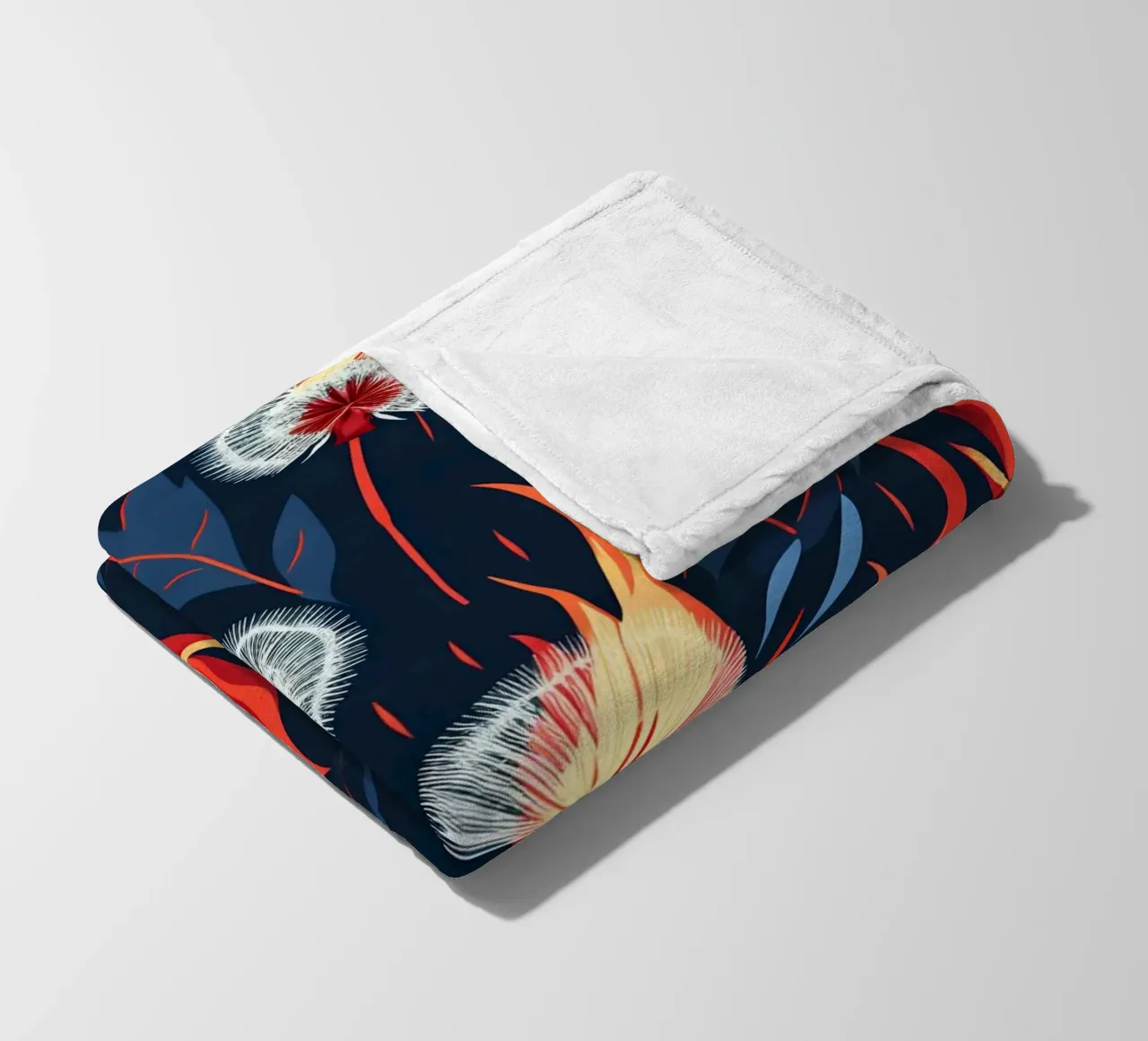 Dandelion Blaze coperta in pile da Botanical Pattern House