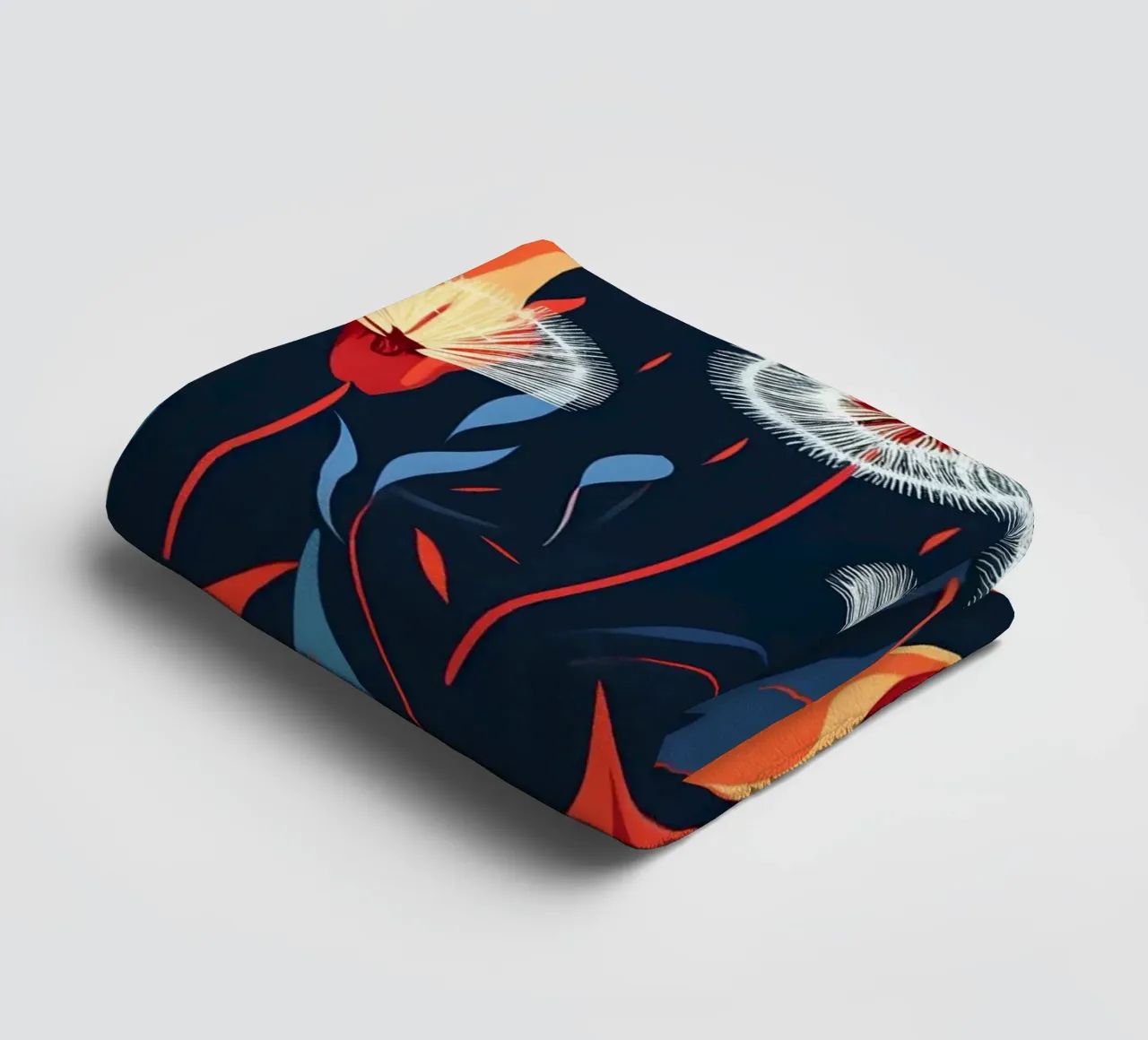 Dandelion Blaze asciugamano da bagno da Botanical Pattern House