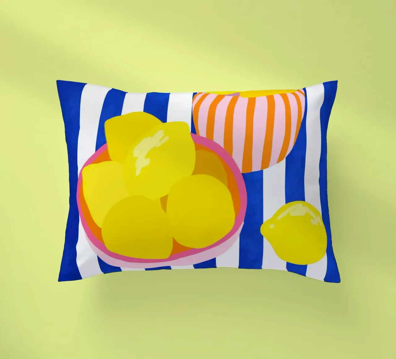 Freschezza del limone cuscino da Kintsugi99