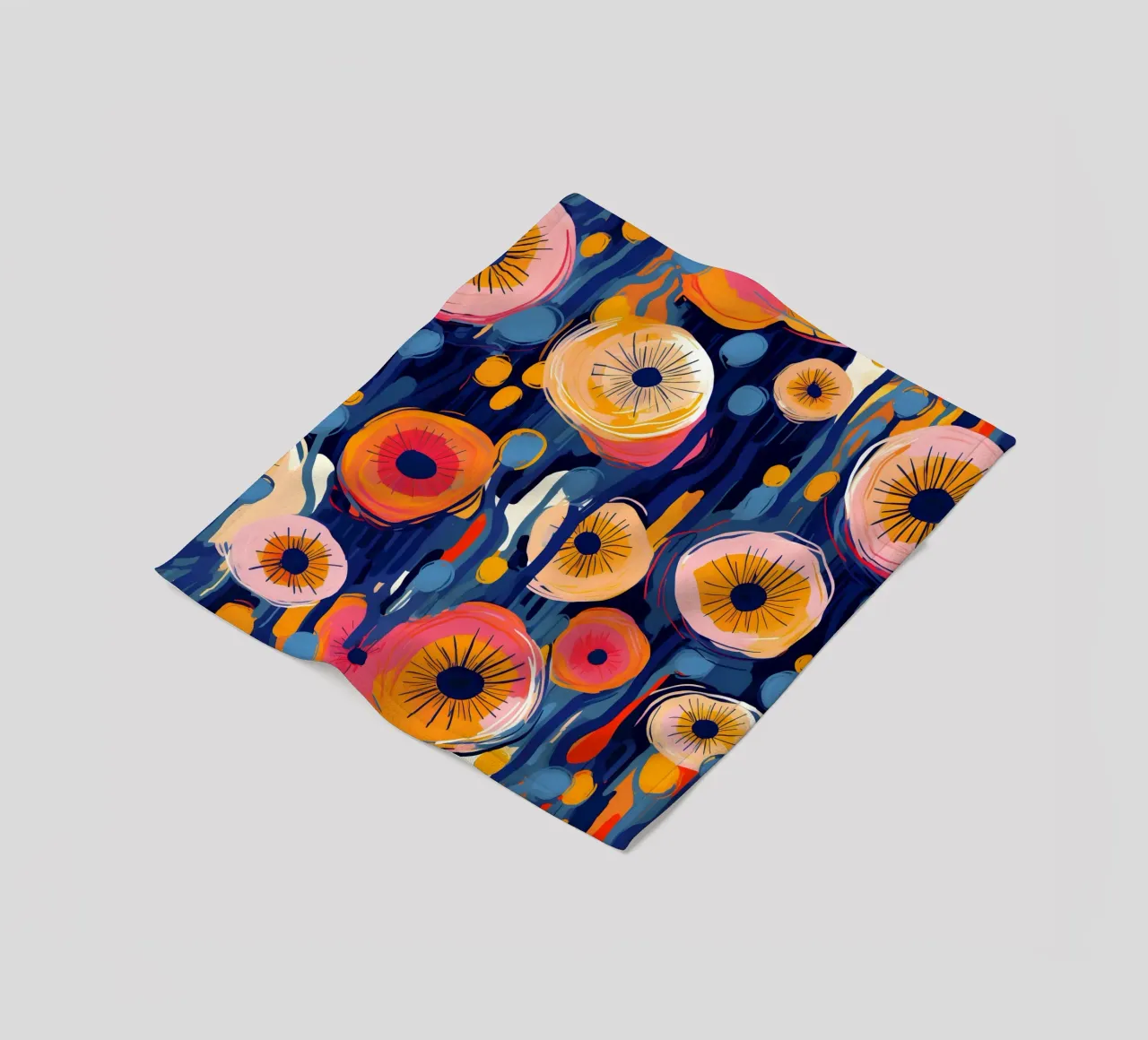 Dandelion Blaze coperta in pile da Botanical Pattern House