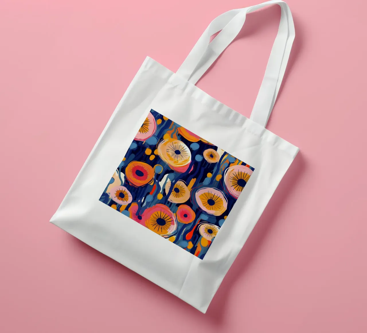 Dandelion Blaze borsa in juta da Botanical Pattern House