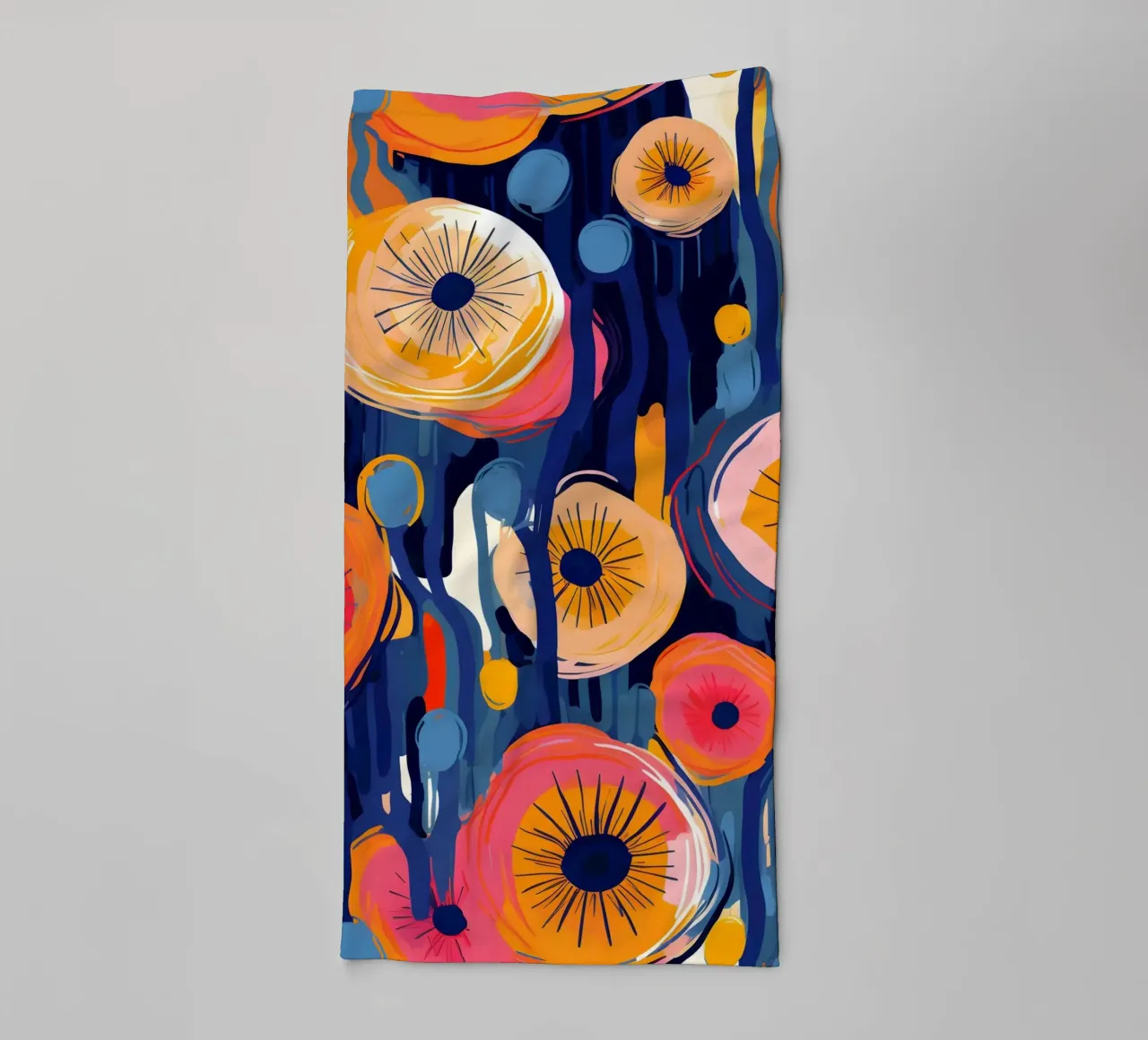 Dandelion Blaze asciugamano da bagno da Botanical Pattern House