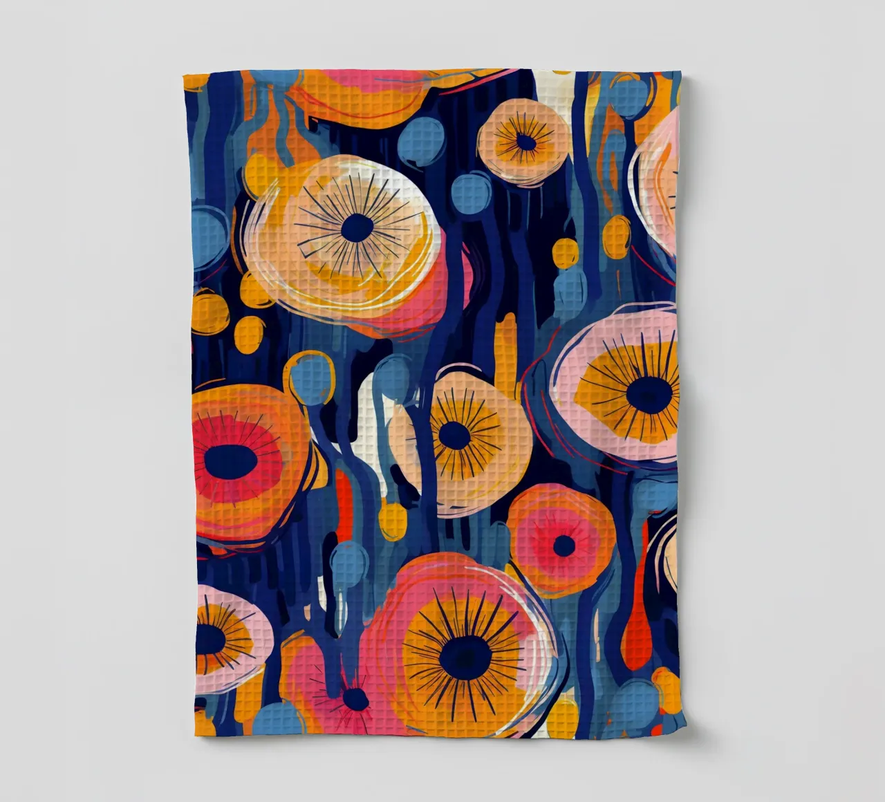 Dandelion Blaze canovaccio da cucina da Botanical Pattern House