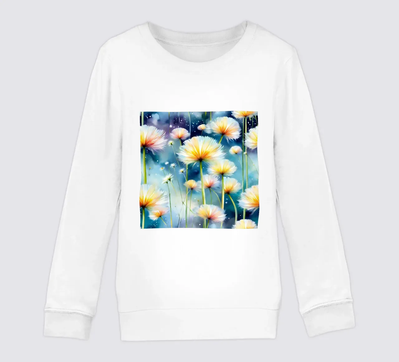 Dandelion Blaze felpa bambino da Botanical Pattern House