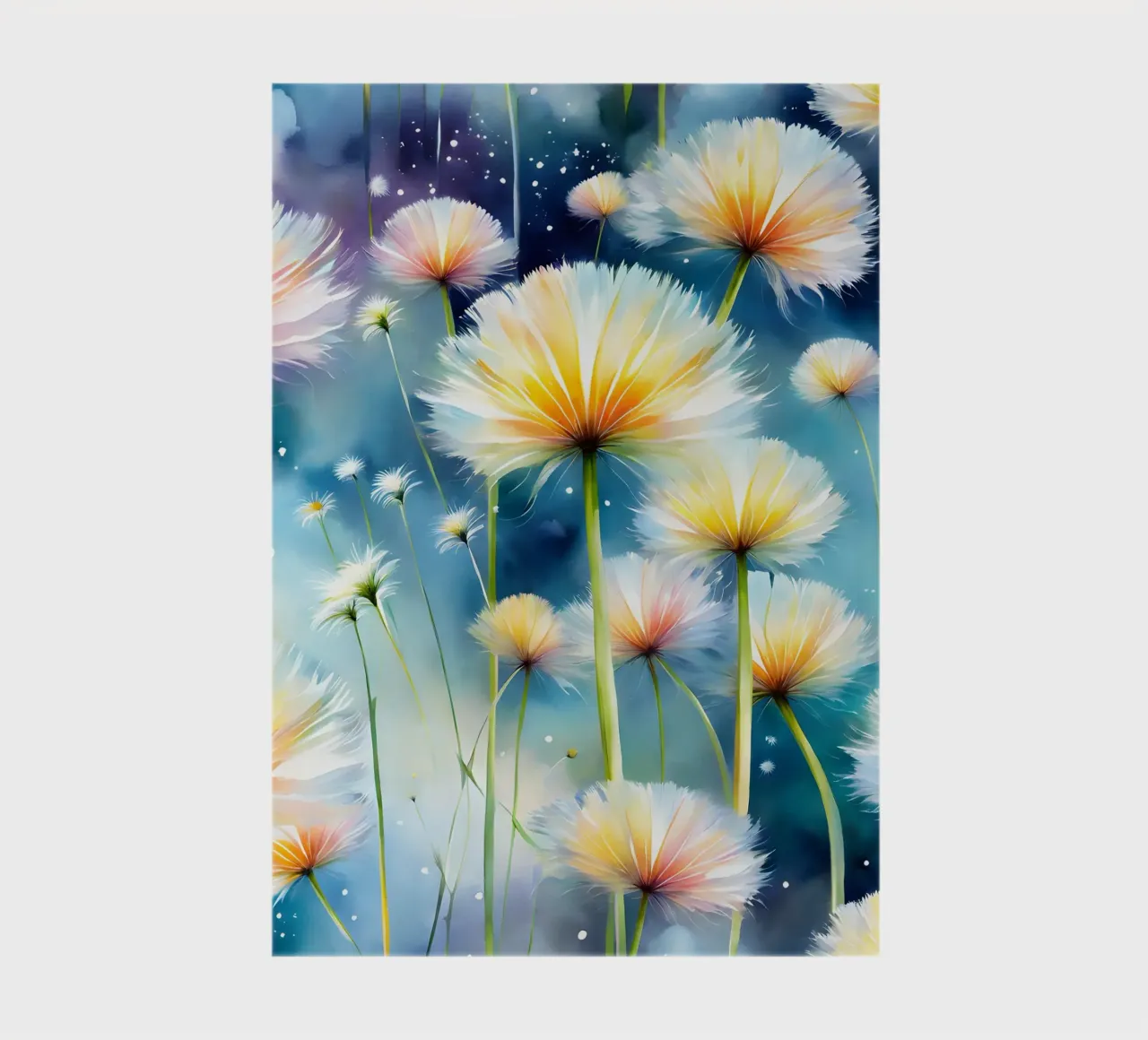 Dandelion Blaze notebook by Botanical Pattern House