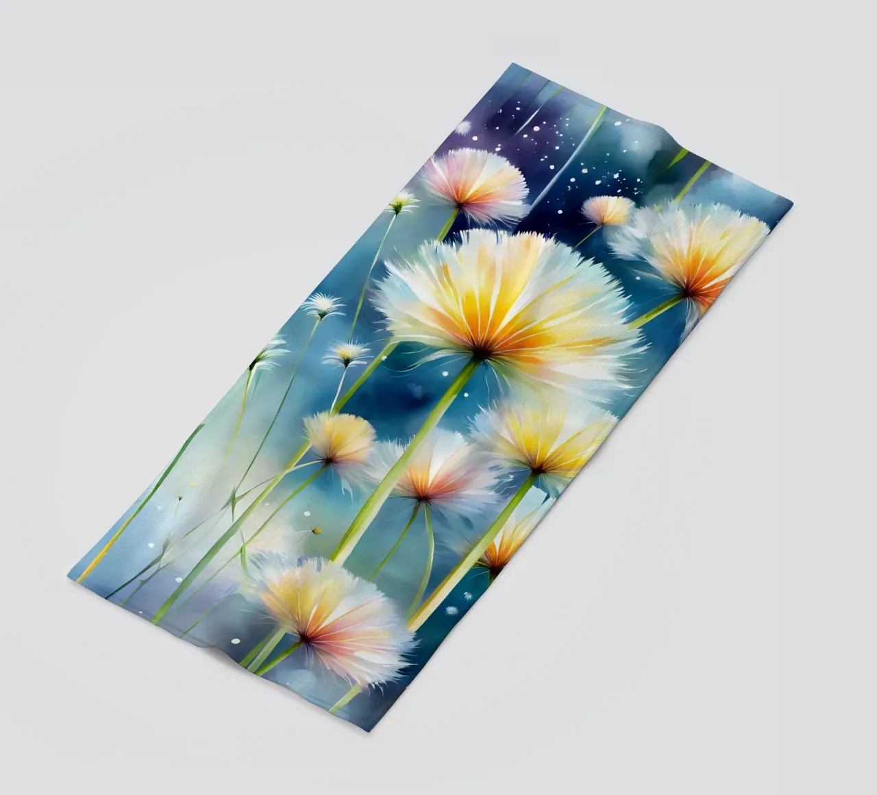 Dandelion Blaze telo mare da Botanical Pattern House