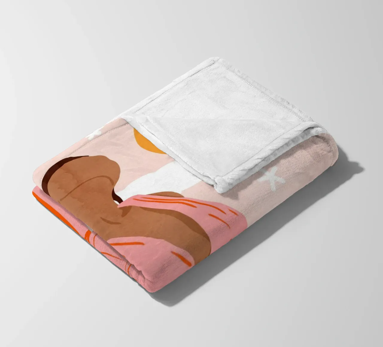 Just Another Warm Day fleece blanket by Kintsugi99